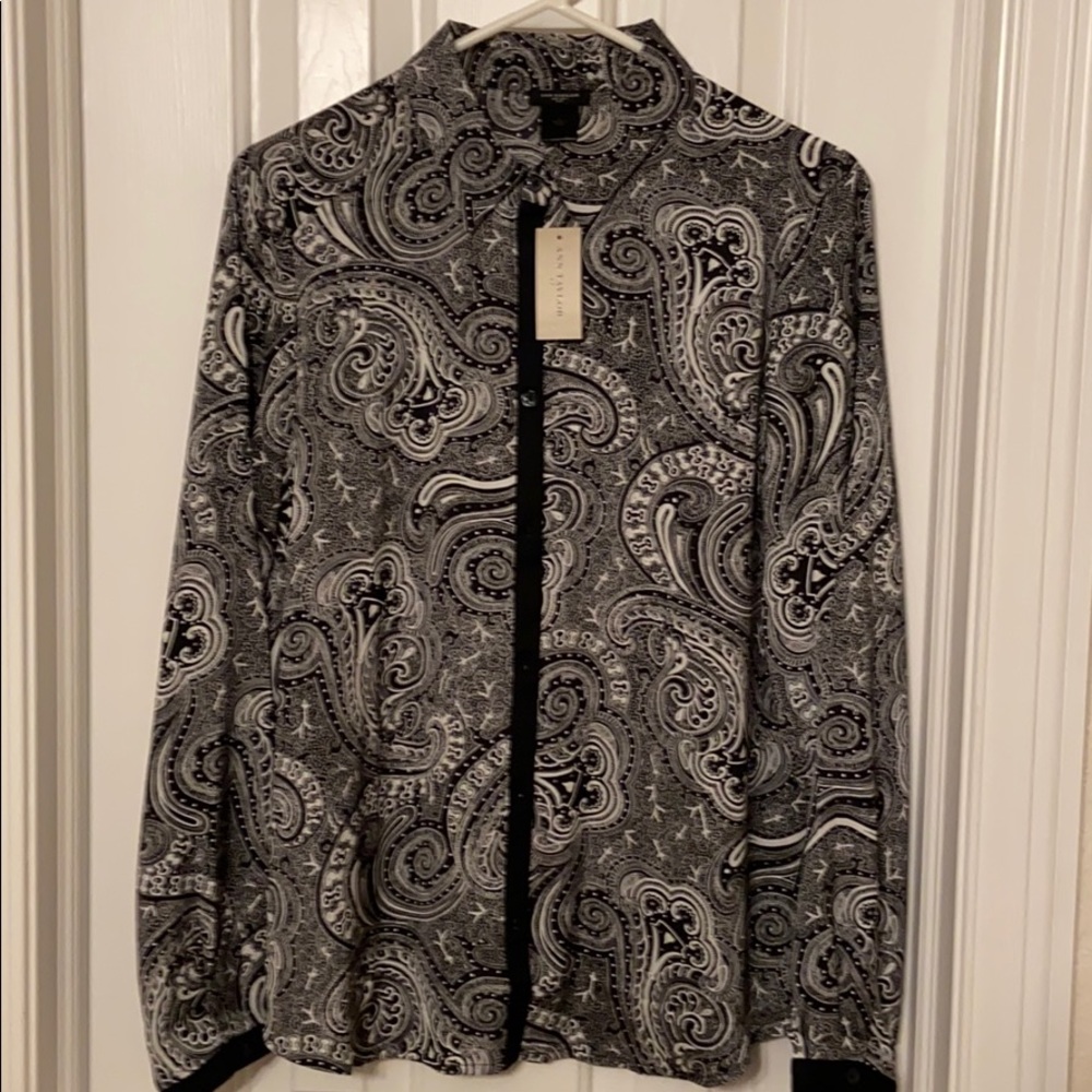 Ann Taylor Button Down Top
